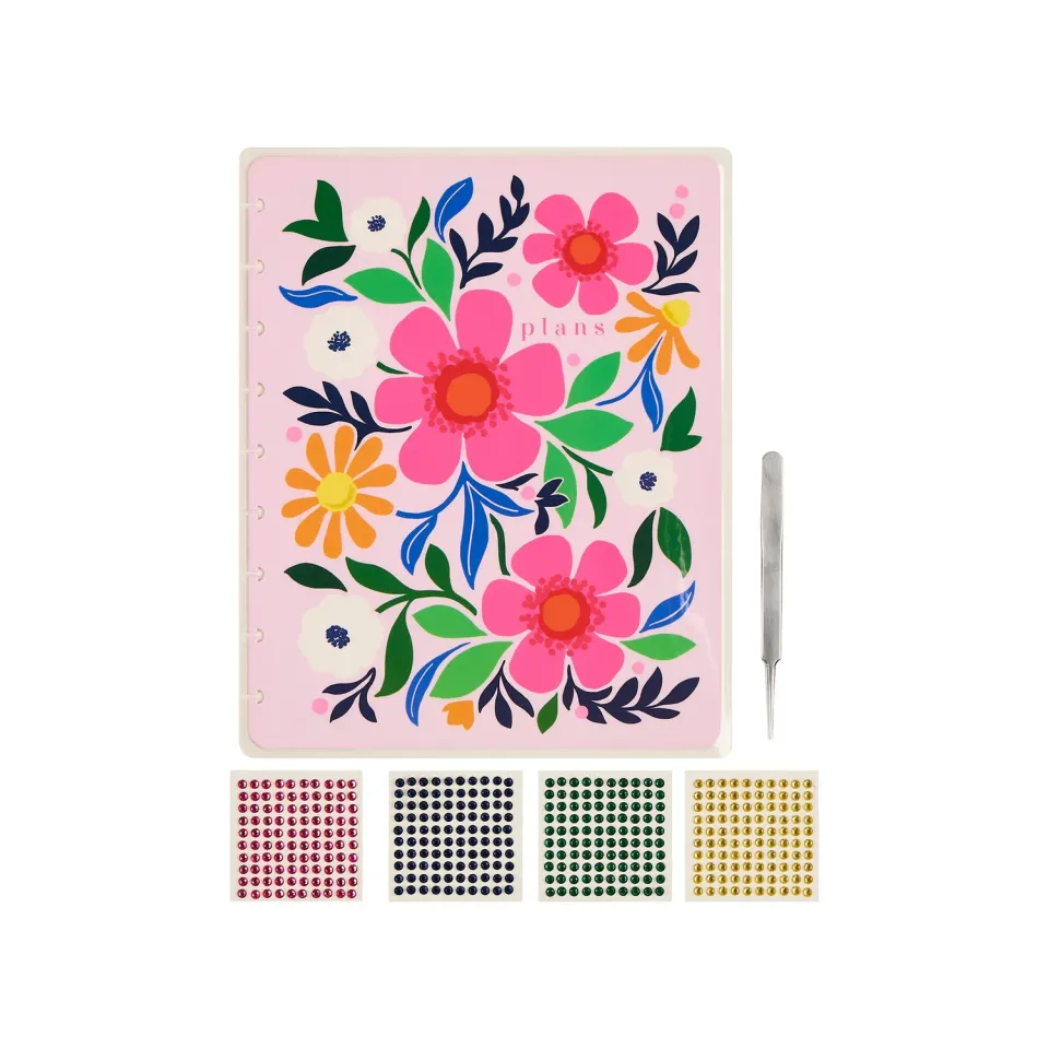 Happy Planner Bright Florals Classic couverture décorative à customiser