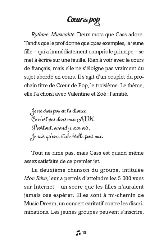 Cœur de Pop Trois filles à Paris Tome 3 roman dès 9 ans