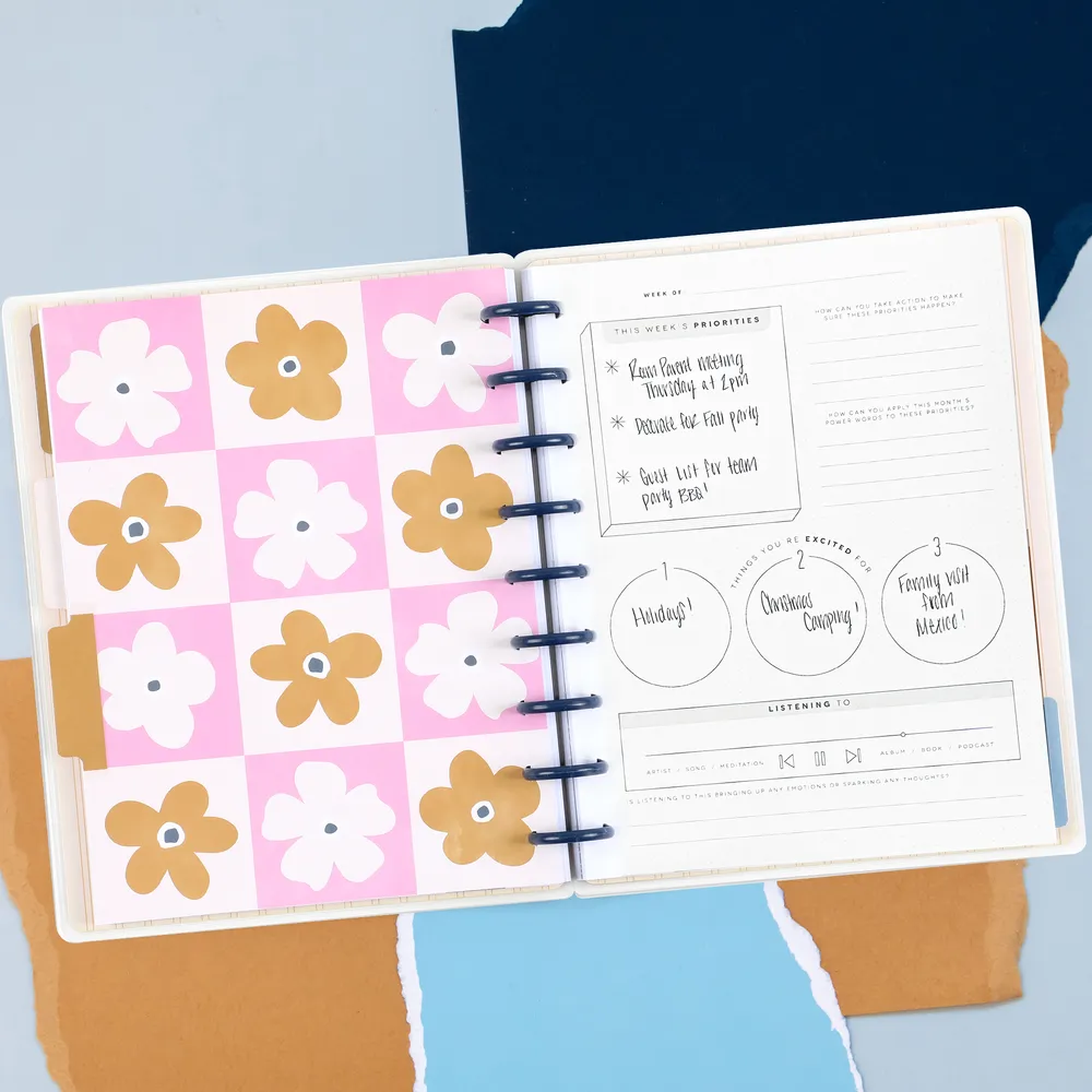 Me & my big ideas Classic Ditsies journal guidé humeur 80 feuilles