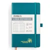 Poprun CH127L carnet ligné A5 rigide vert pacifique