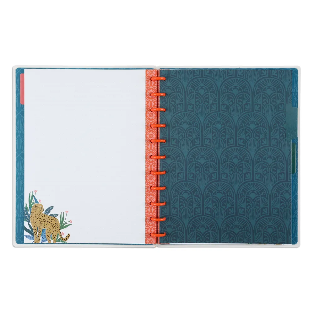 Happy Planner Big carnet pointillé Jungle 60 feuilles intercalaires