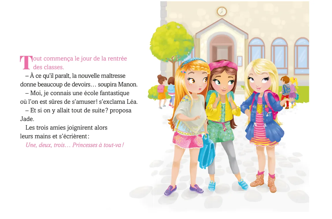 Une deux trois Princesses école du royaume T6 roman