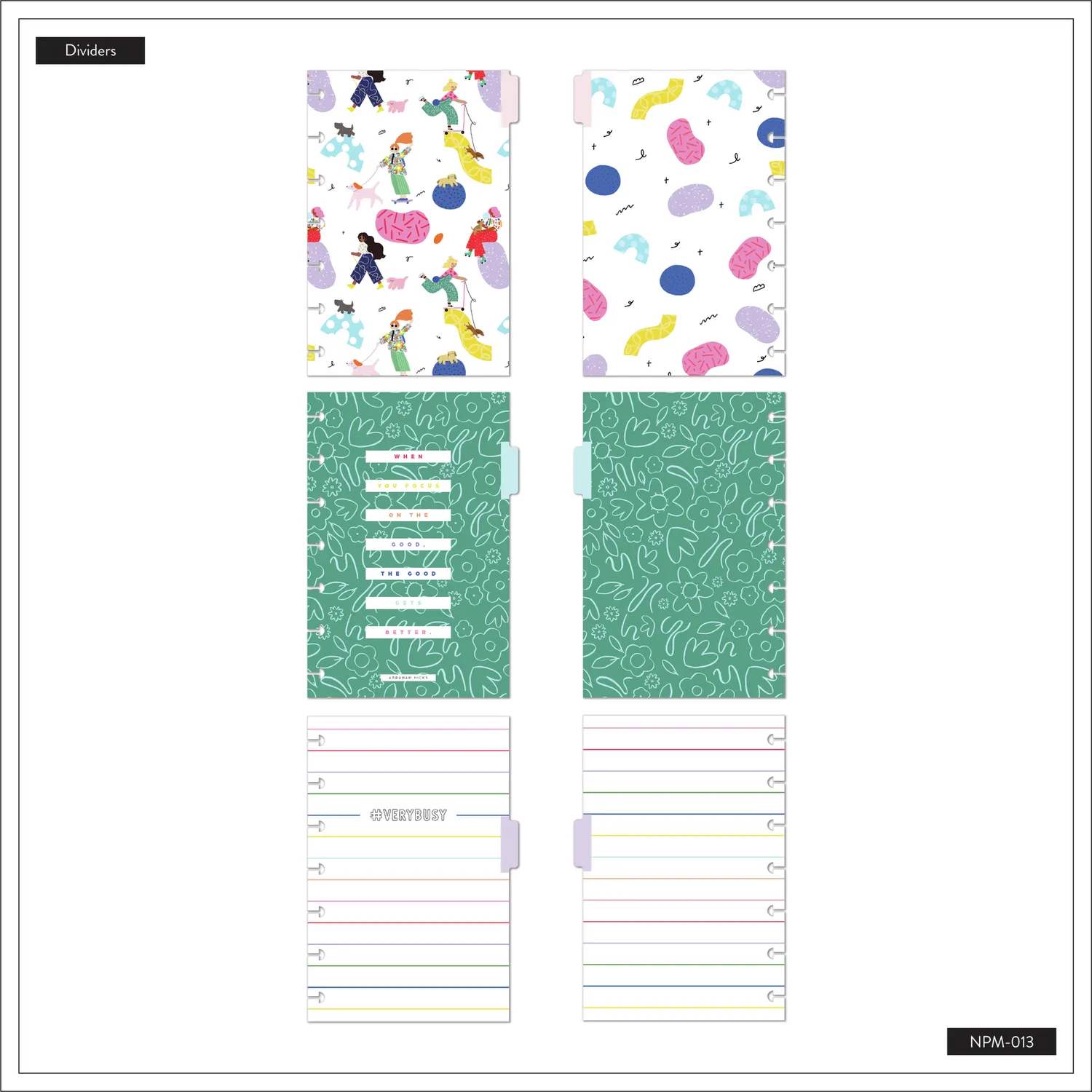 Happy Planner Groovin Movin carnet Mini ligné 60