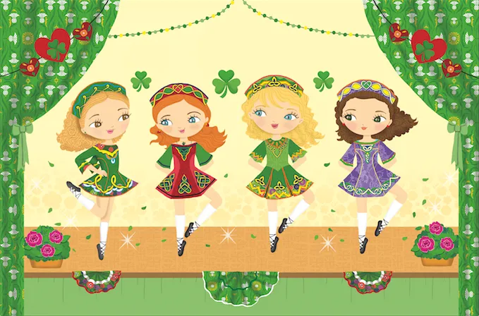 Frigobloc Minimiki Danses du monde stickers robes ballet