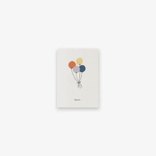 Kartotek Balloner Hurra petite carte A7 ballons