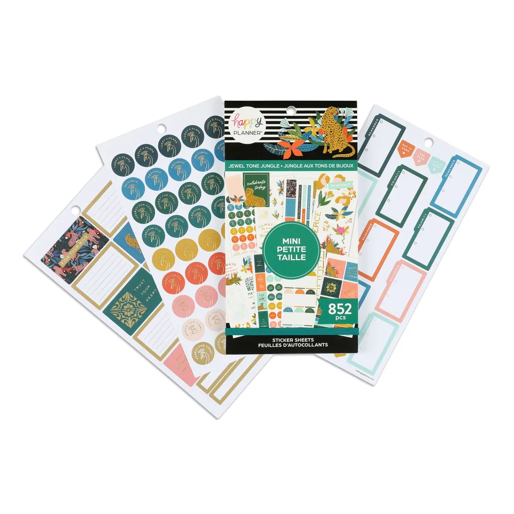 Me & my big ideas Jewel Tone Jungle Mini stickers 852