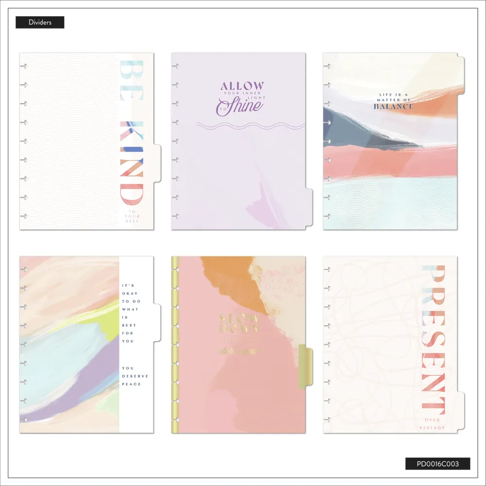 Happy Planner Radiant Soul planner bien-être non daté 12 mois