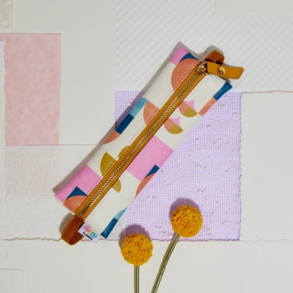 Happy Planner Bold Tiles trousse fine à stylos Classic