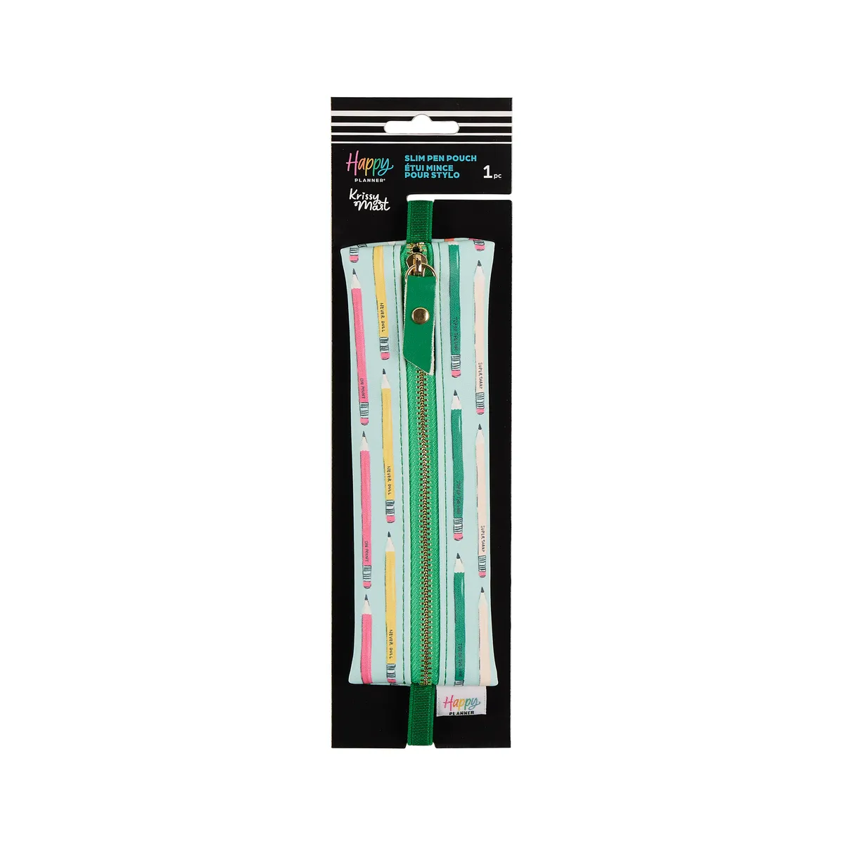 Happy Planner Pawsitive Teacher trousse Slim Banded elastique