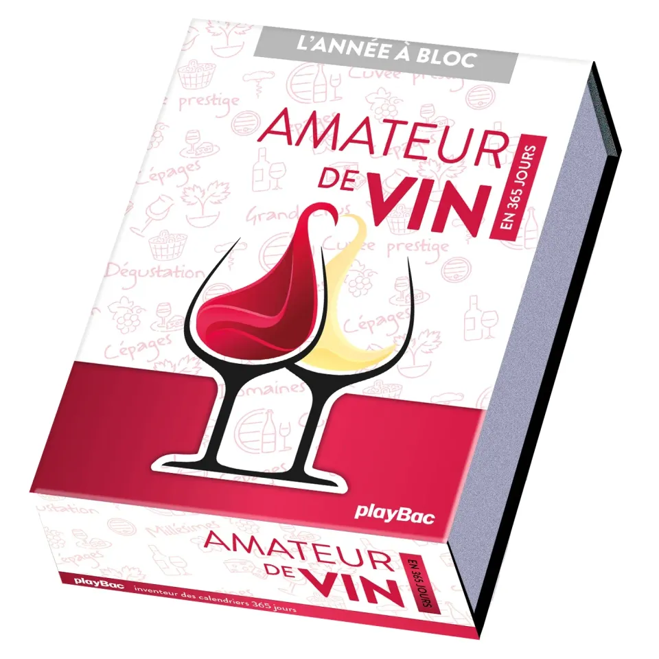 Frigobloc Amateur de vin 365 jours calendrier à bloc
