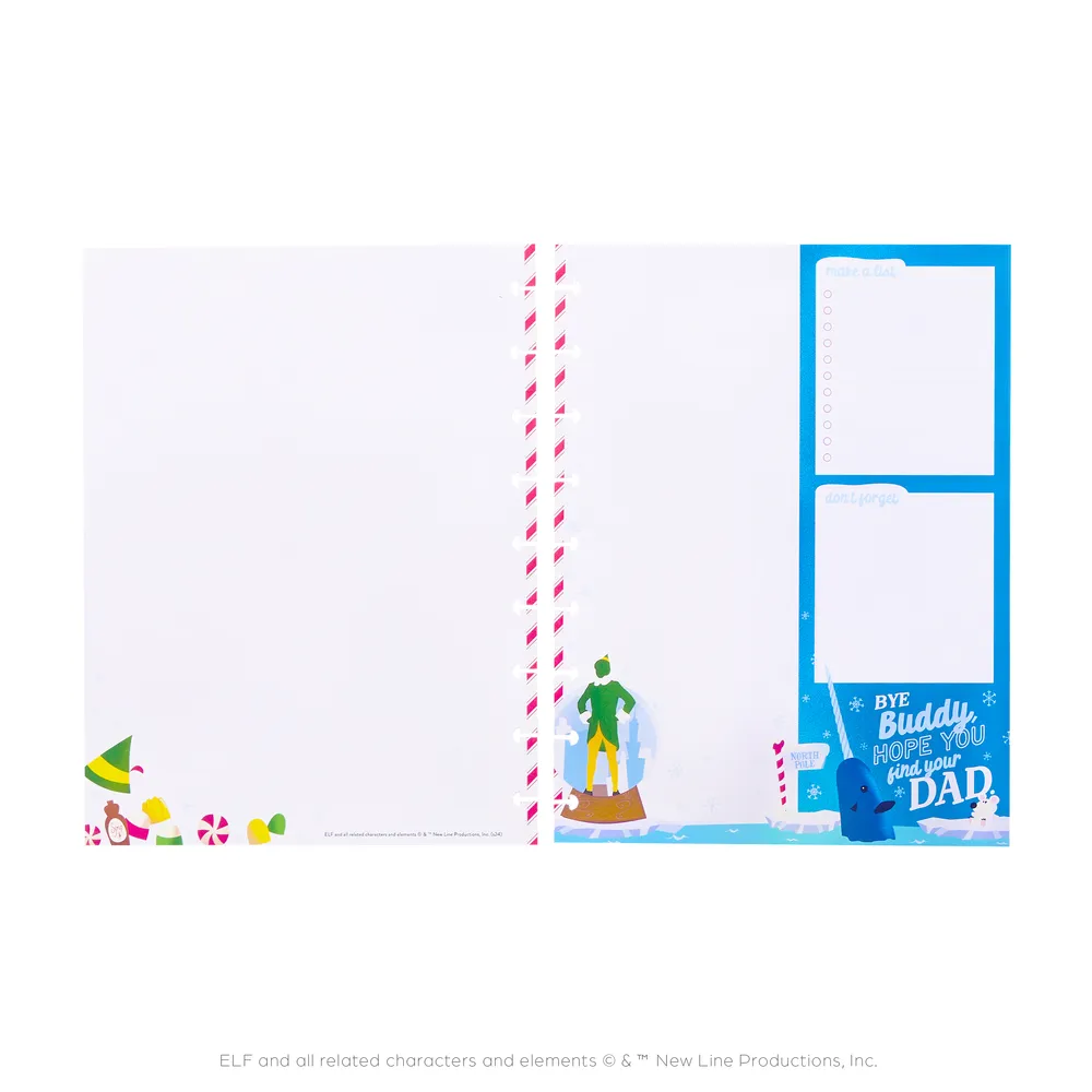 Happy Planner Elf bundle papier recharge Classic + washi Noël