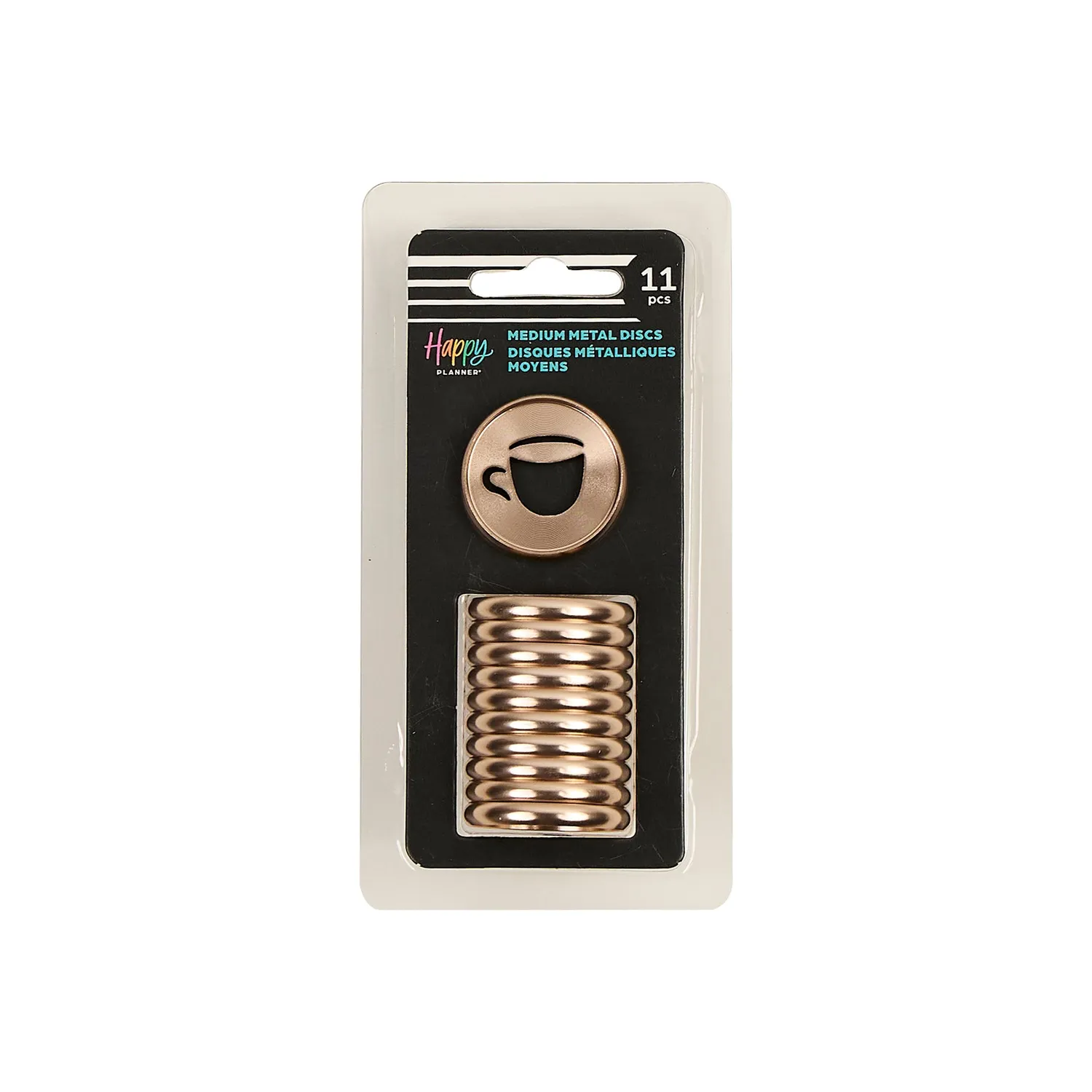 Happy Planner Latte Coffee Cup disques métal medium 11 latte