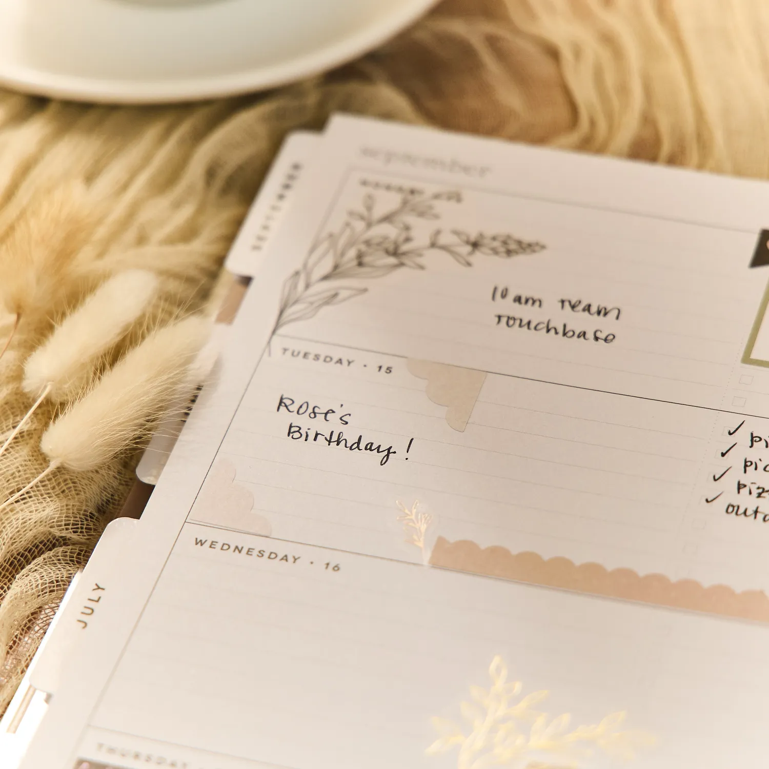 Happy Planner Heritage Charm 2026 Classic agenda horizontal 12 mois