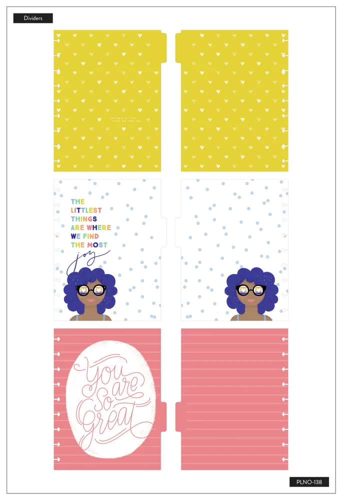 Happy Planner Happy Notes Bookish World carnet Classic pointillé