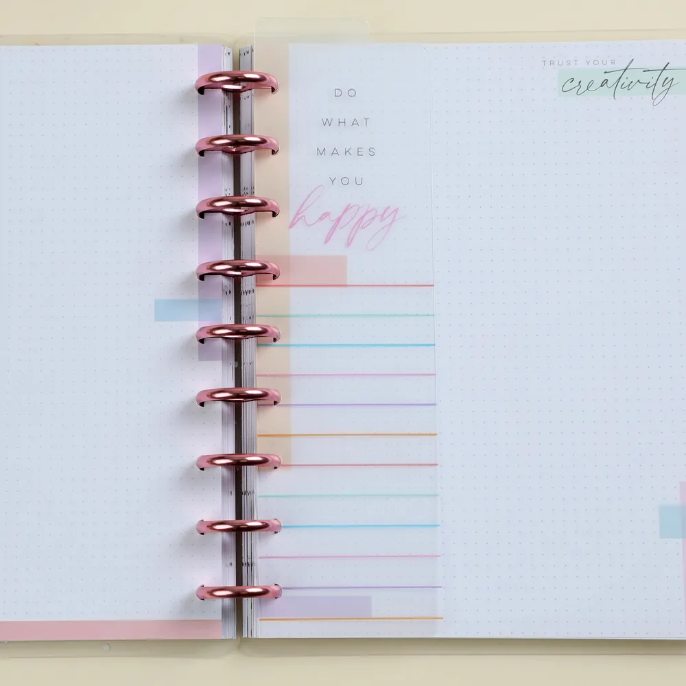 Happy Planner Rainbow Brights Classic kit accessoires 151 pièces