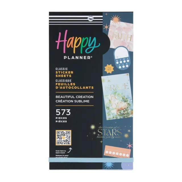 Happy Planner Beautiful Creation stickers foi 573 pièces