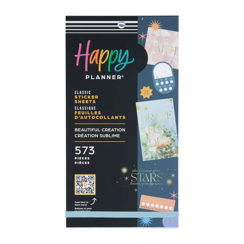 Happy Planner Beautiful Creation stickers foi 573 pièces