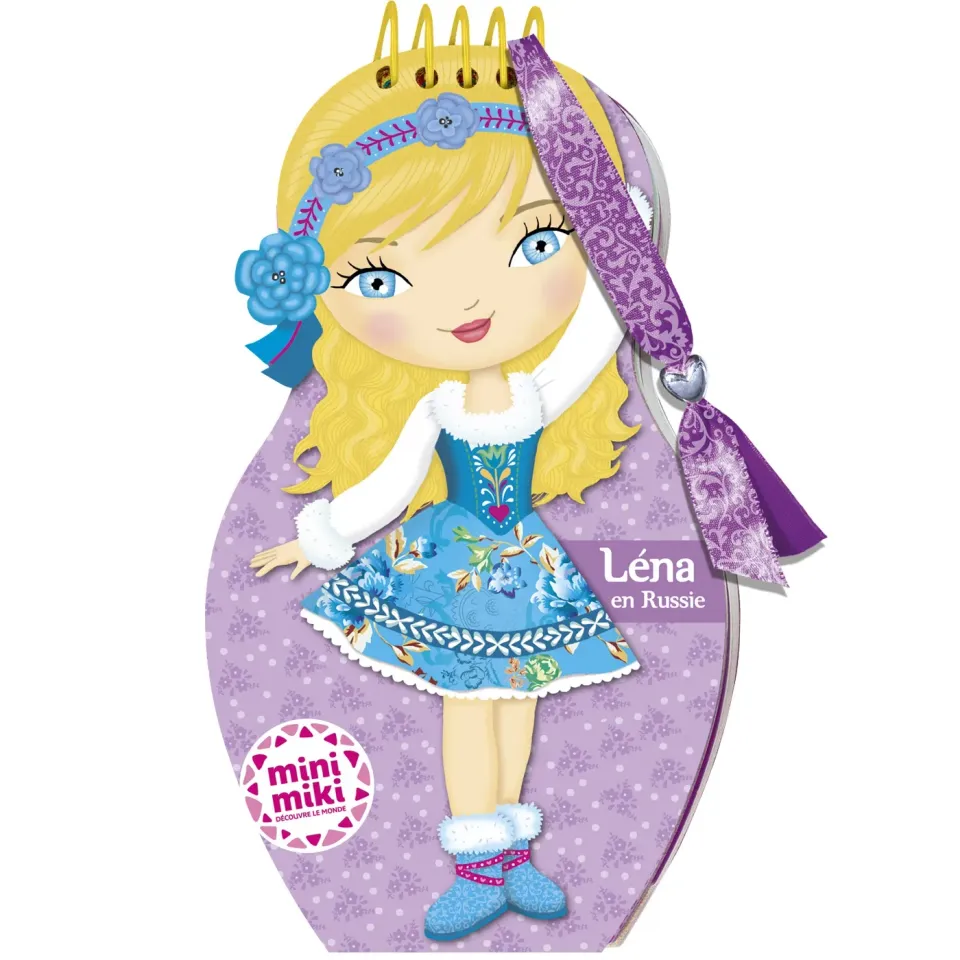 Minimiki Carnet créatif Léna en Russie stickers