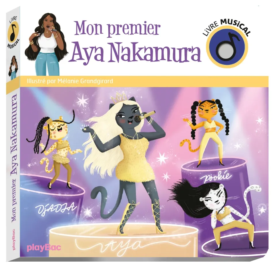 Aya Nakamura Mon premier livre musical sonore dès 6 mois