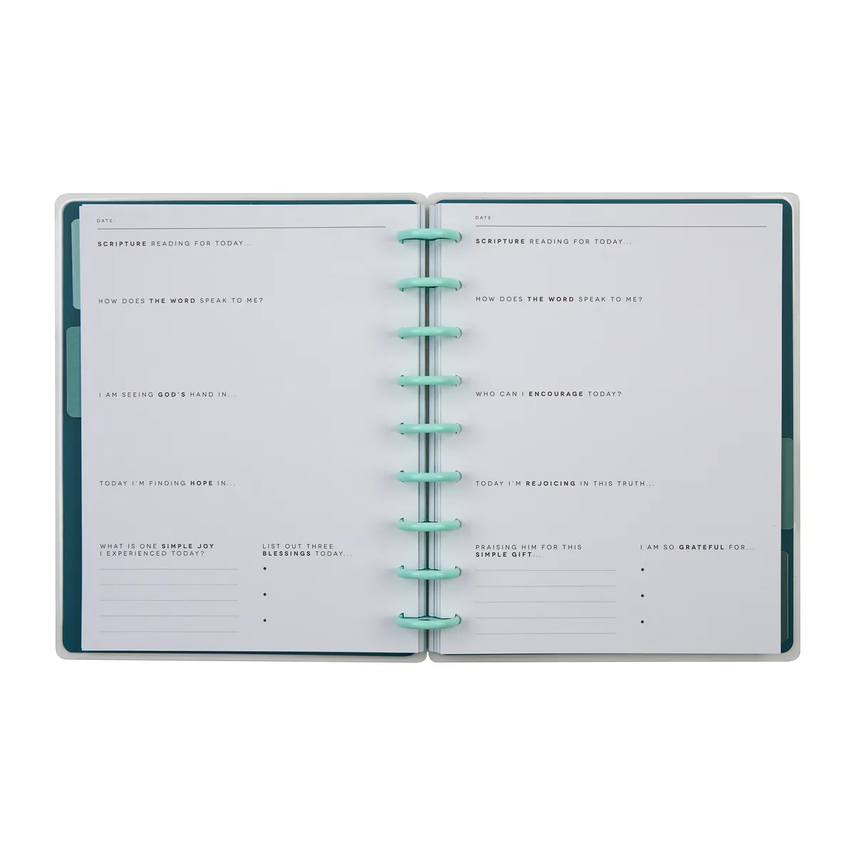 Happy Planner Reflect & Grow journal foi Classic 80 feuilles