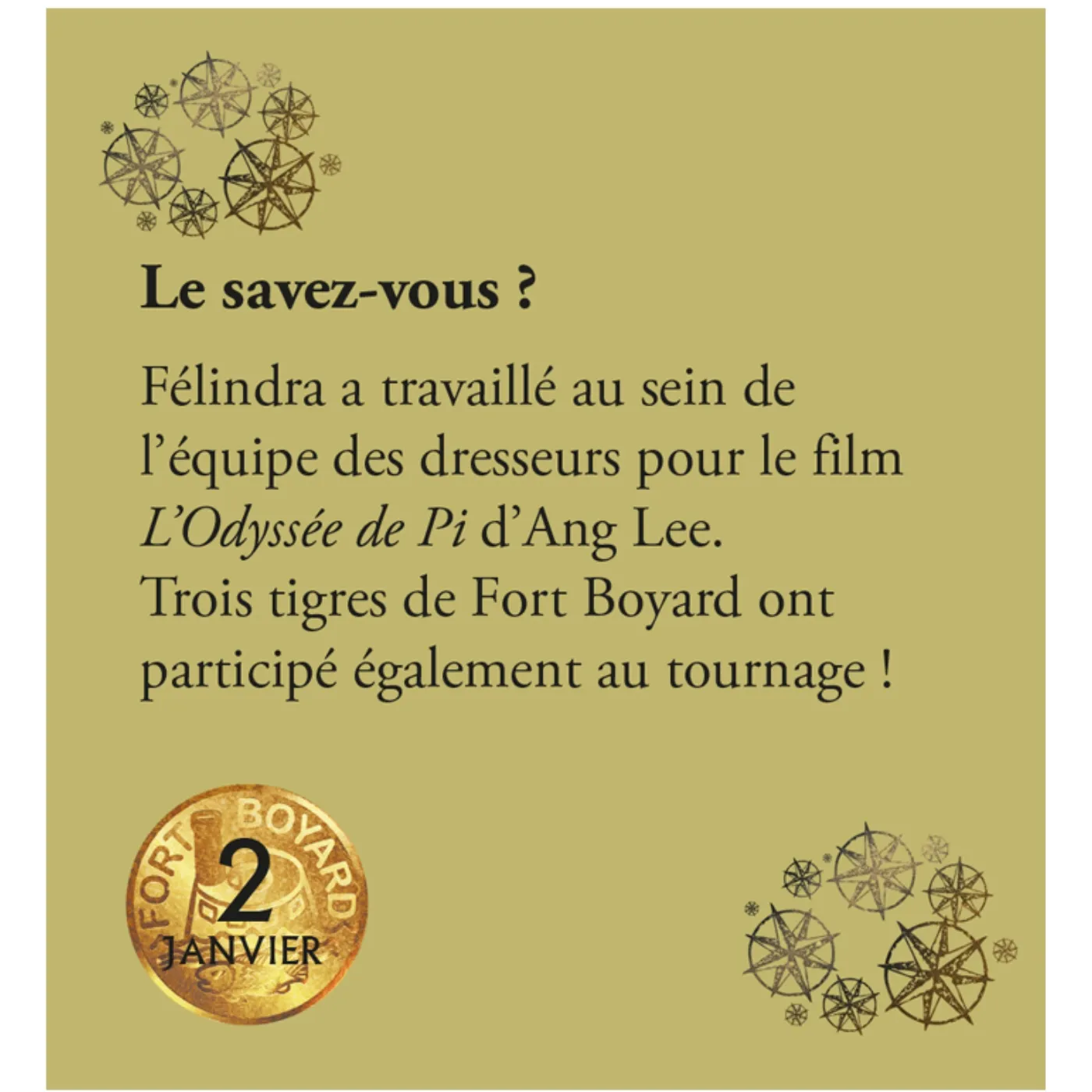 Fort Boyard Mini Calendrier 365 quiz et énigmes