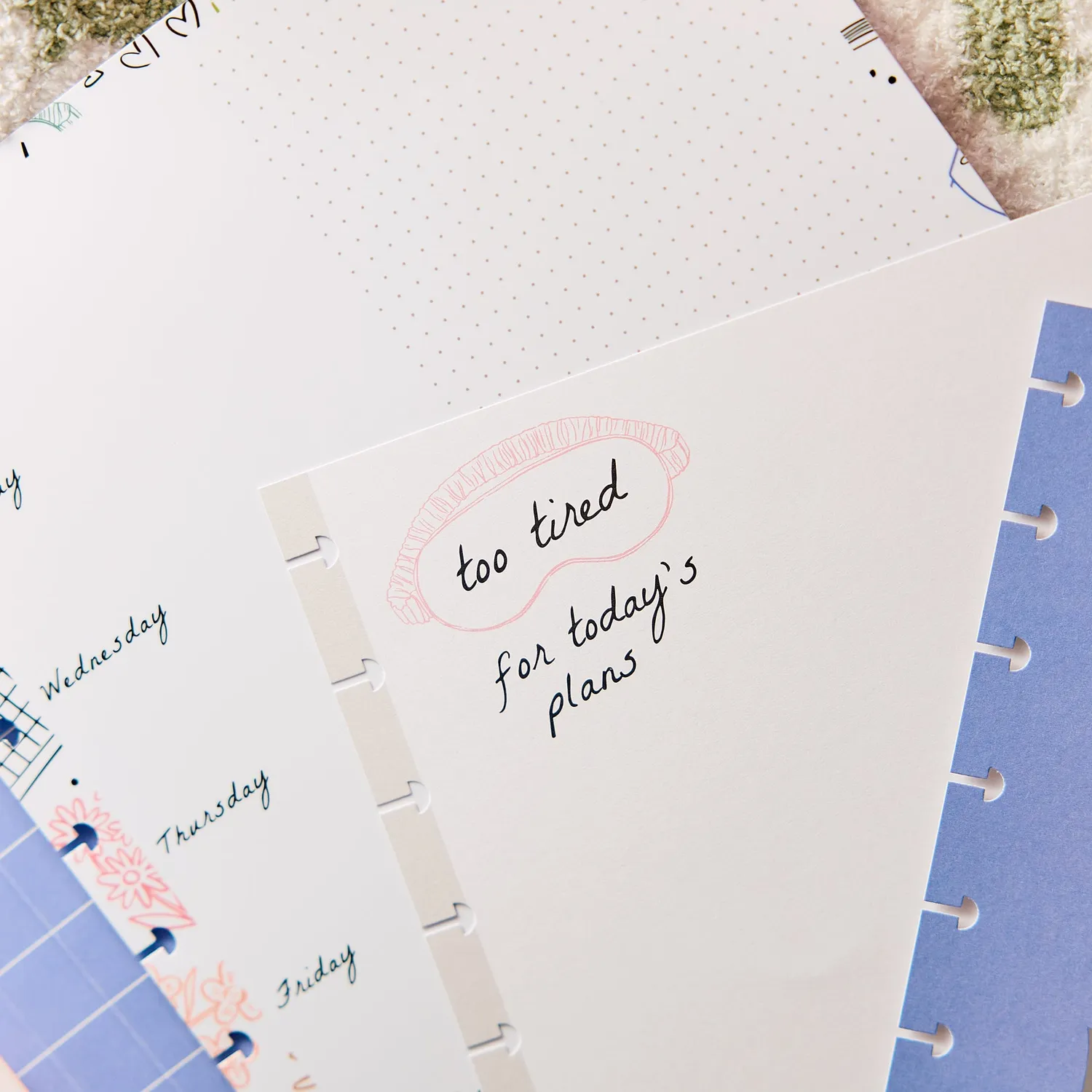 Happy Planner Pajama Plans Big kit extension planner