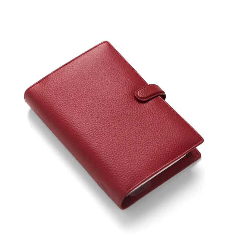 Filofax Finsbury Personal organiseur cuir scarlet