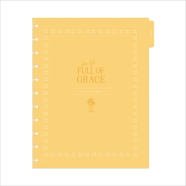 Happy Planner Faith pack spécialité Big 6 mois foi