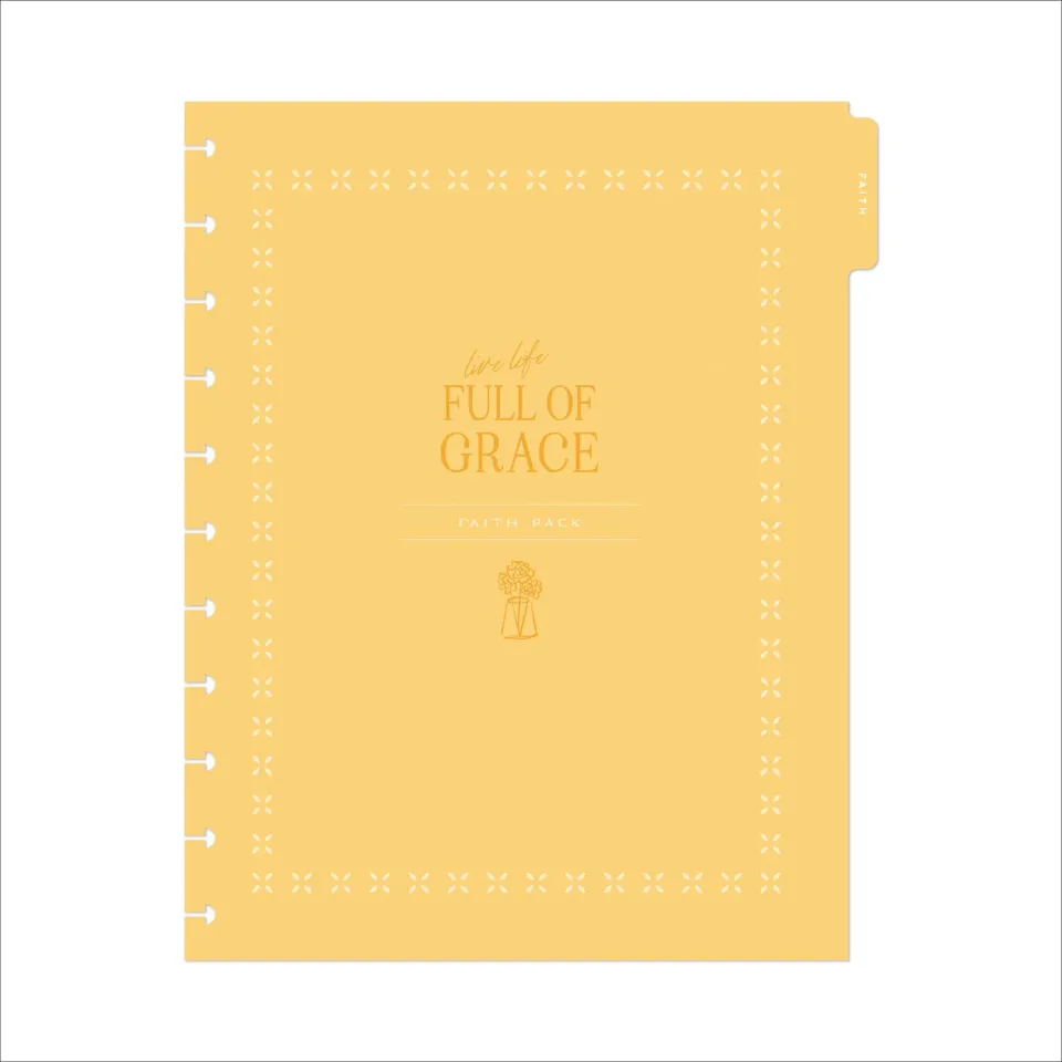 Happy Planner Faith pack spécialité Big 6 mois foi