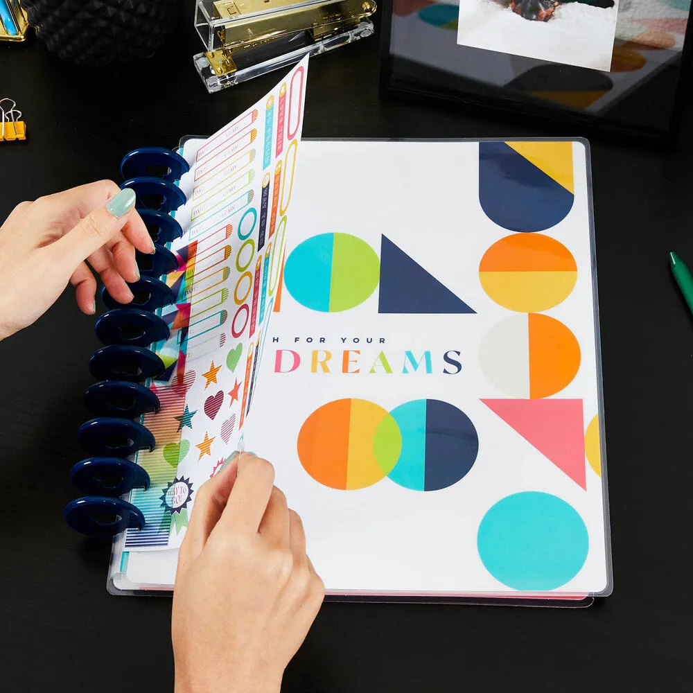 Happy Planner Fun Geo organiseur scolaire à anneaux
