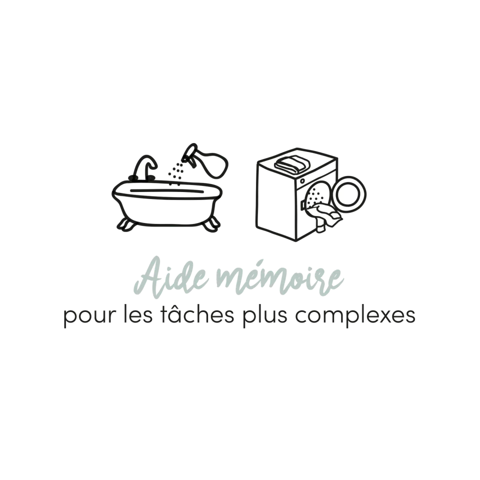 Les Belles Combines Aide-mémoire tâches complexes à imprimer