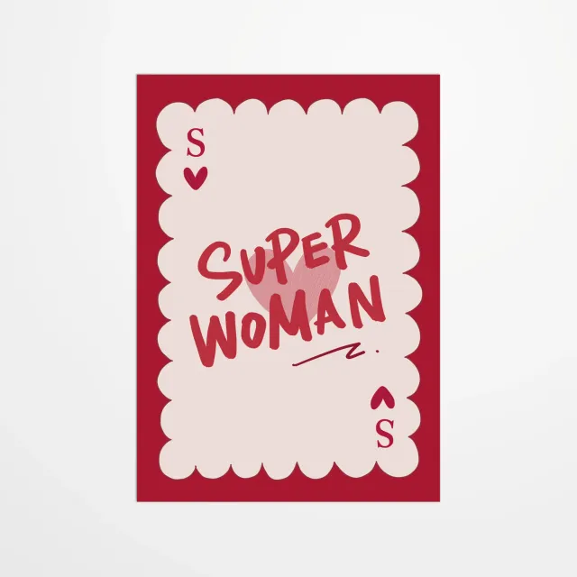My365 Rio Soley Super Woman carte postale motivante