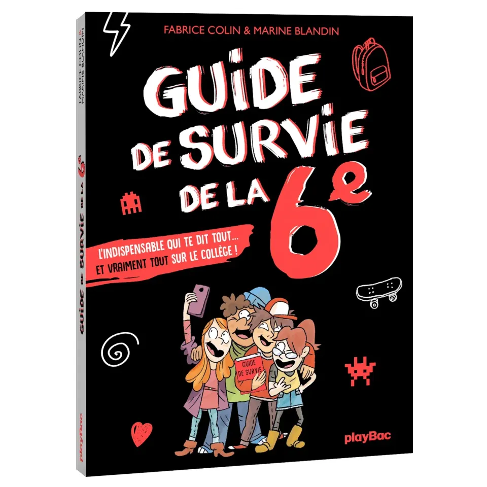 Frigobloc Guide de survie de la 6e livre collège humour