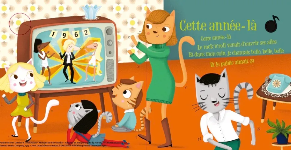 Frigobloc Mon premier Claude François livre musical bébé