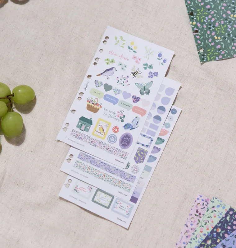 Filofax Meadow stickers décoratifs A5 Personal