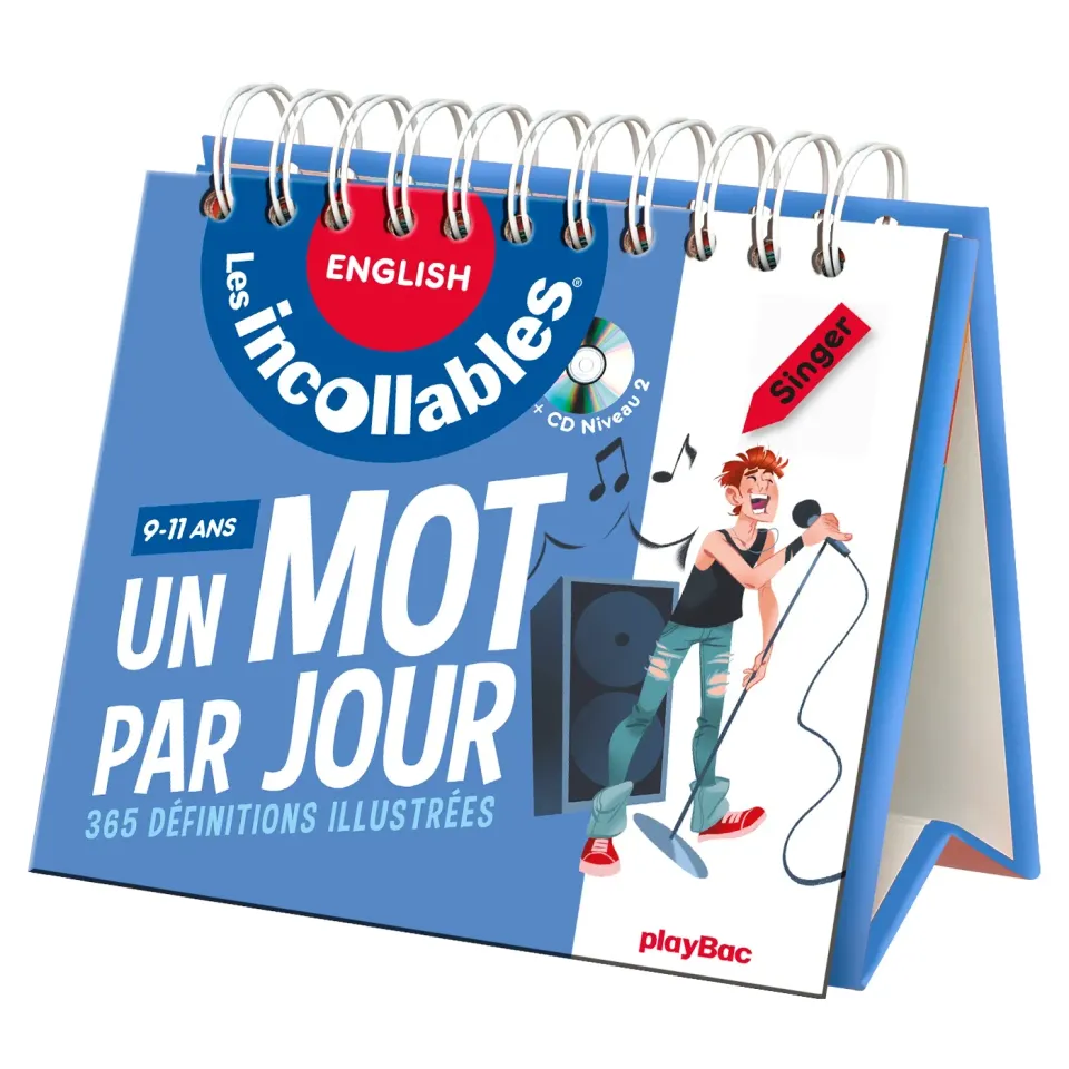 Frigobloc Incollables Un mot par jour Anglais 9-11 ans calendrier