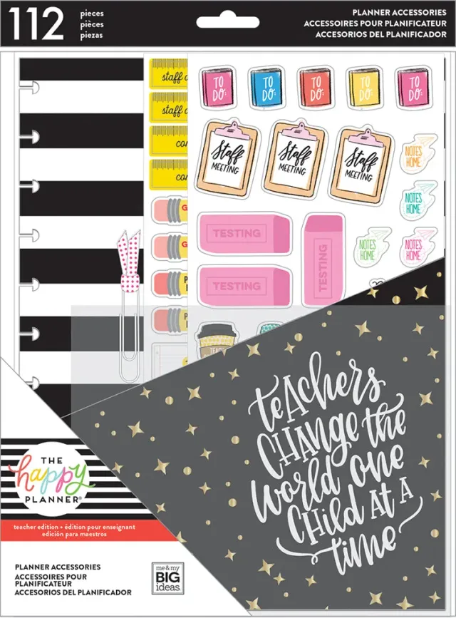 Happy Planner Teacher's Gonna Teach pack accessoires Big