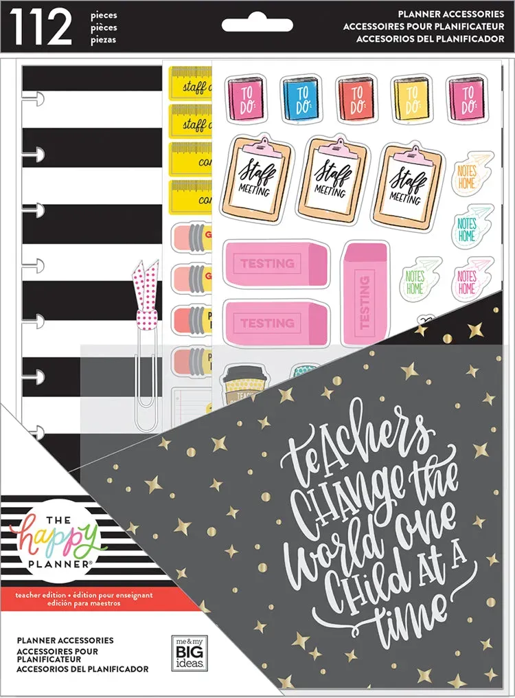 Happy Planner Teacher's Gonna Teach pack accessoires Big