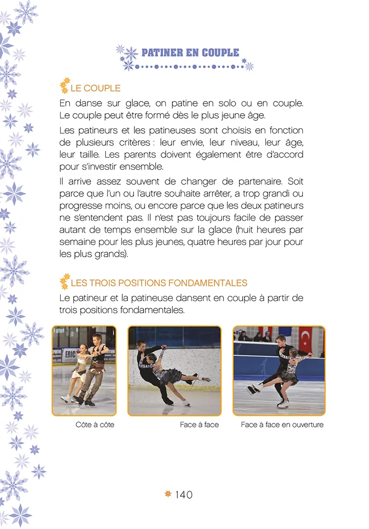 Frigobloc Passion Patinage Danser en couple Tome 3 roman 8-12 ans