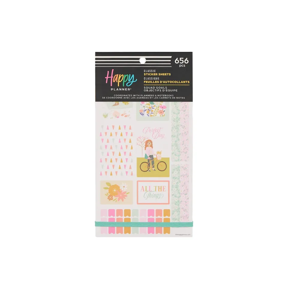 Happy Planner Squad Goals stickers saisons value pack 30 pages