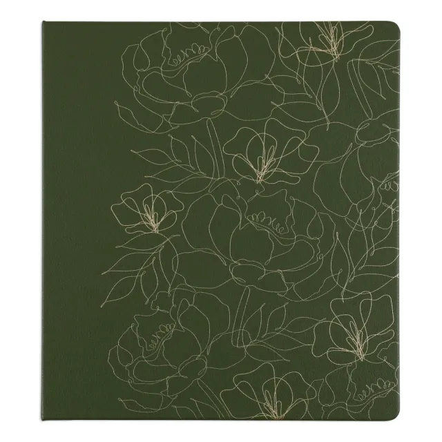 Happy Planner Work Life Ivy Rose Deluxe couverture planner Big vert sauge