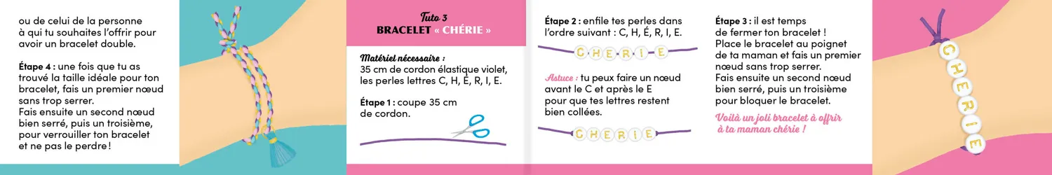 Frigobloc Coffret Bracelets Maman chérie kit 5 bracelets