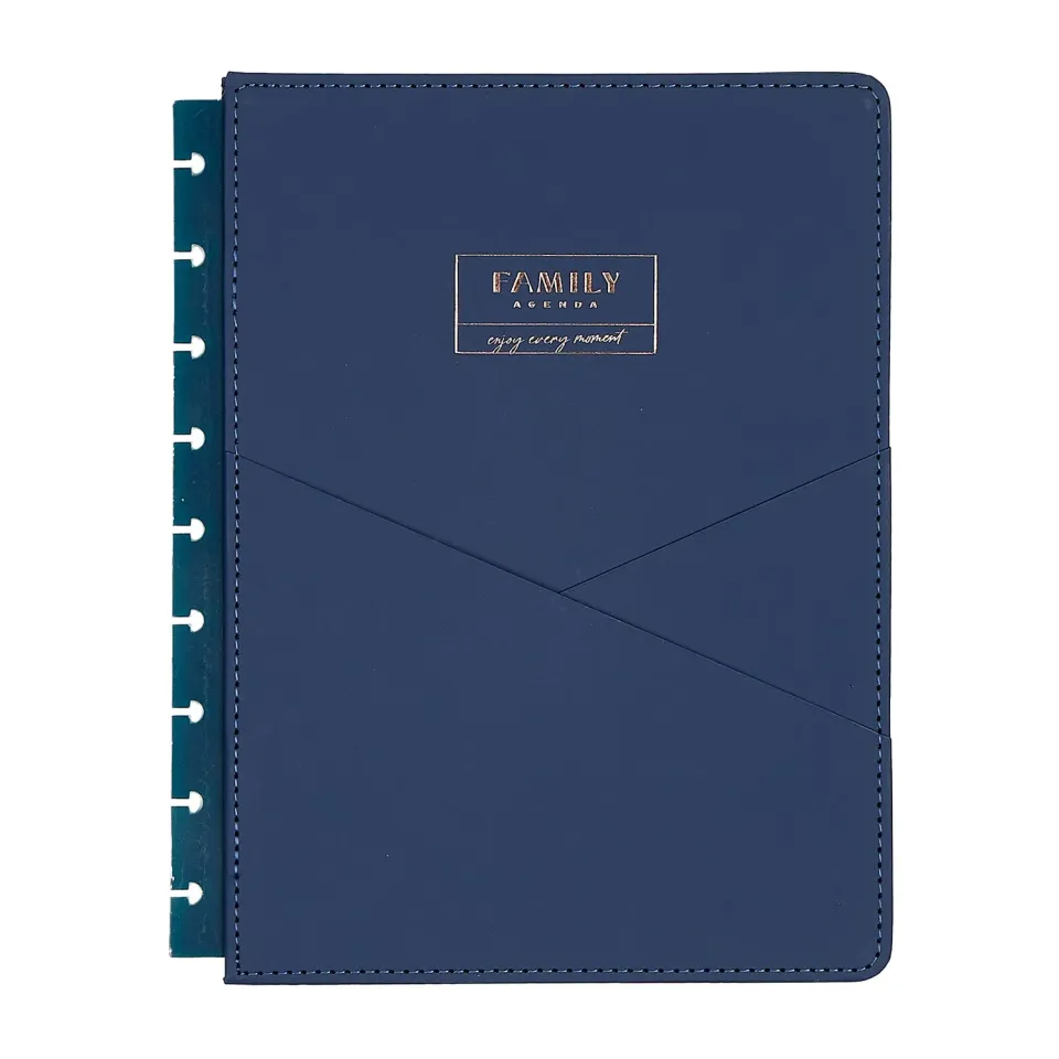 Happy Planner Family Plans Deluxe couverture agenda marine