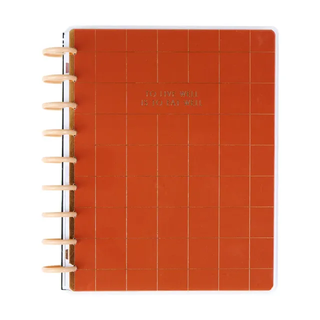 Happy Planner Savory Food journal recettes Classic 80 feuilles salé