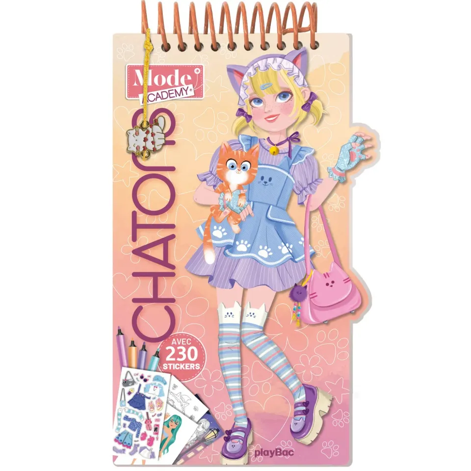 Mode Academy Chatons carnet créatif styliste bracelet