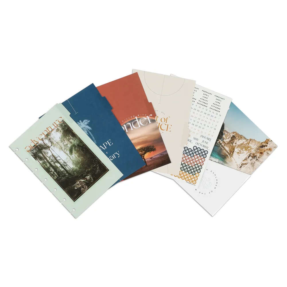 Happy Planner Getaway Vibes extension mini verticale 4 mois