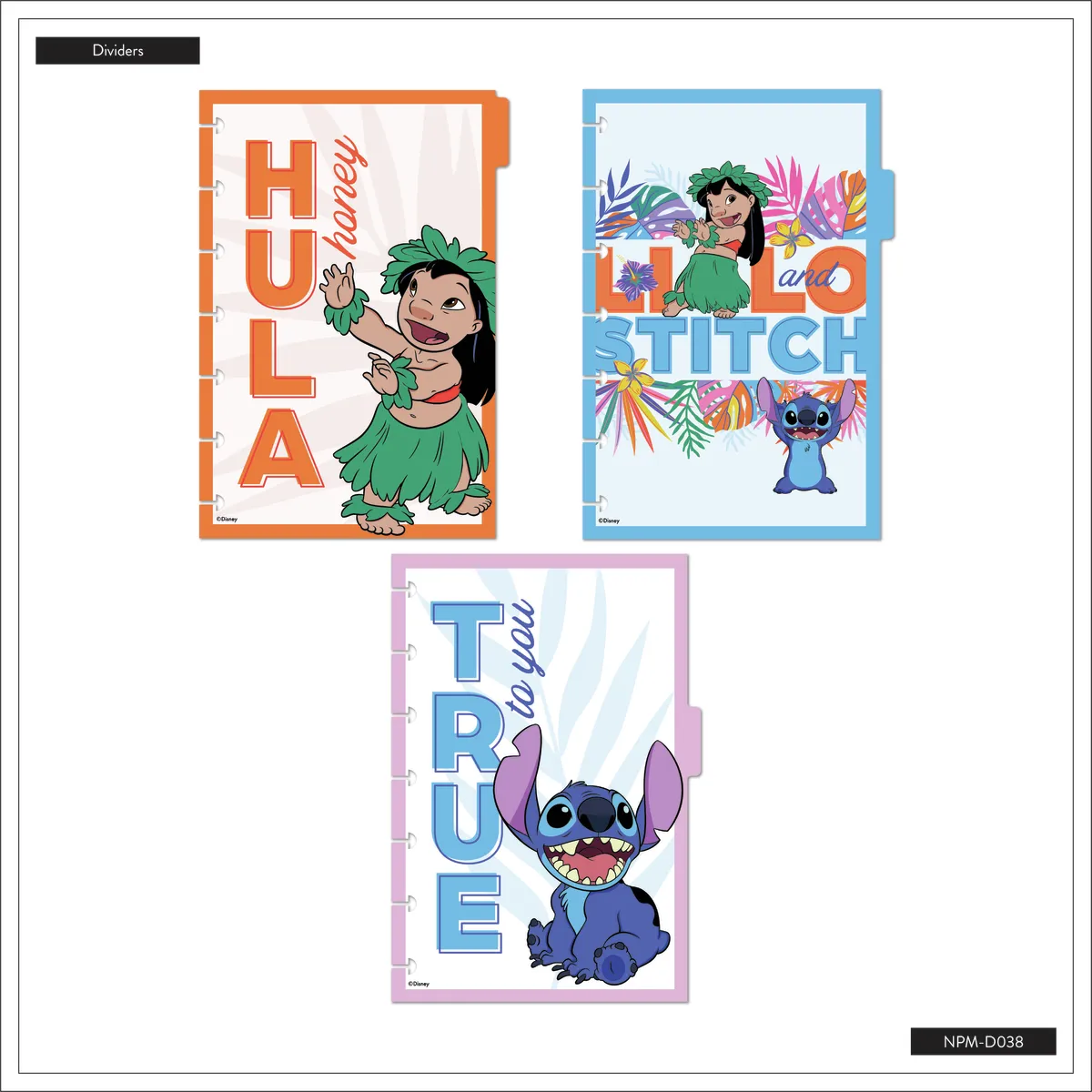 Happy Planner Disney Lilo & Stitch carnet Mini 60 feuilles ligné