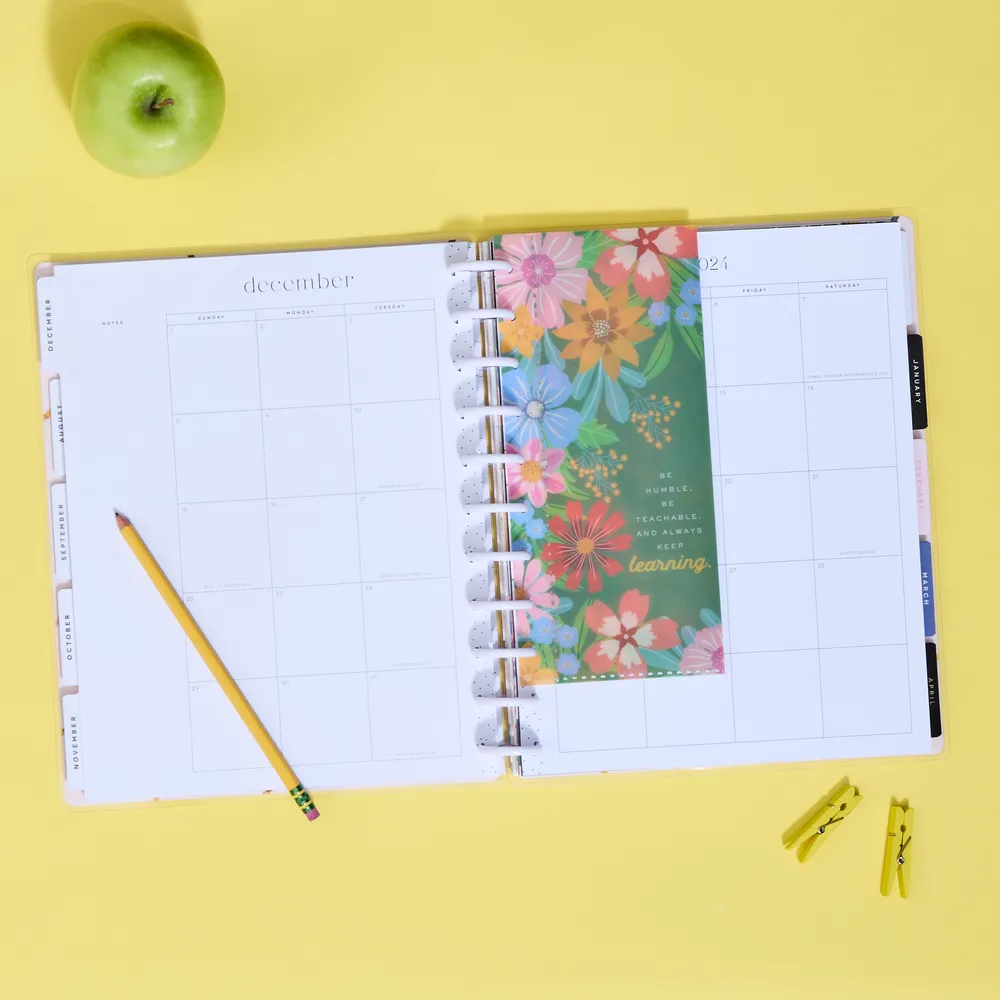 Happy Planner Books Blooms Big agenda maîtresse 2024