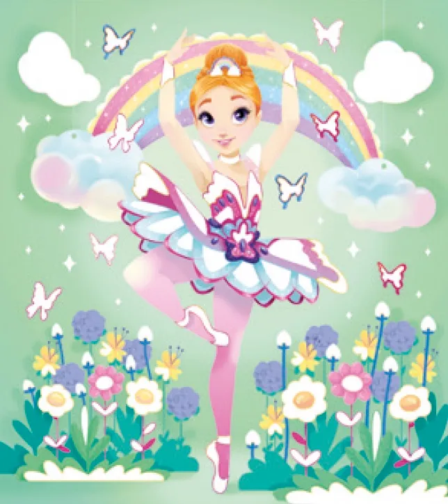Frigobloc Mon coffret paillettes coffret créatif Danseuses paillettes
