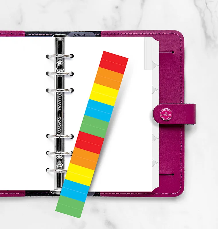 Filofax Classic intercalaires Personal 6 onglets couleur